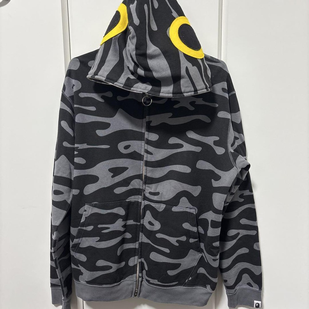 A BATHING APE FISH FULL ZIP HOODIE 884146