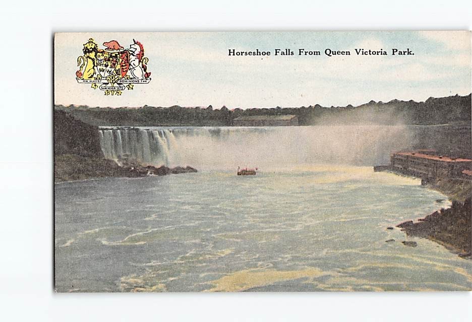 Postcard Horseshoe Falls Form Queen Victoria Park Niagara Falls Canada