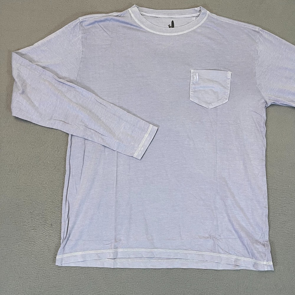 johnnie-O Brennan 2.0 Long Sleeve T-Shirt Navy Men's S M L XL 2XL | 100% Cotton