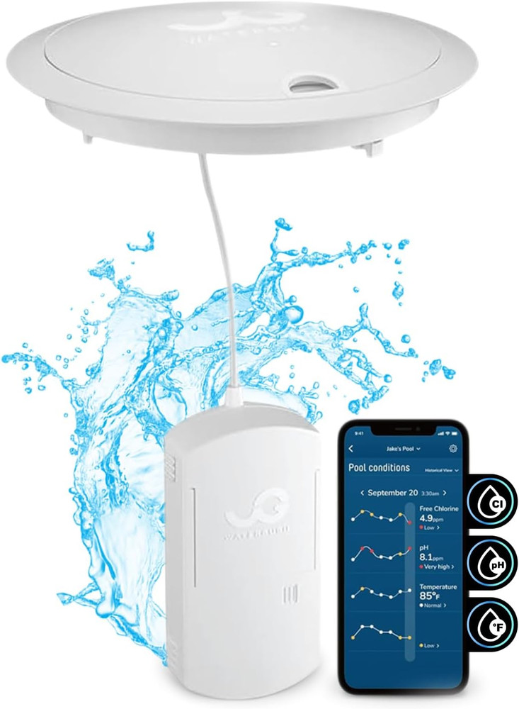 Sense S2 Smart Pool Monitor – Digital Pool & Spa Water Tester for Chlorine, Ph,
