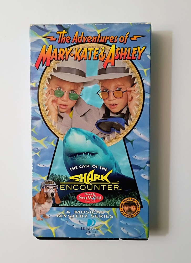 ADVENTURES OF MARY-KATE & ASHLEY Case of the Shark Encounter 1996 Vintage VHS