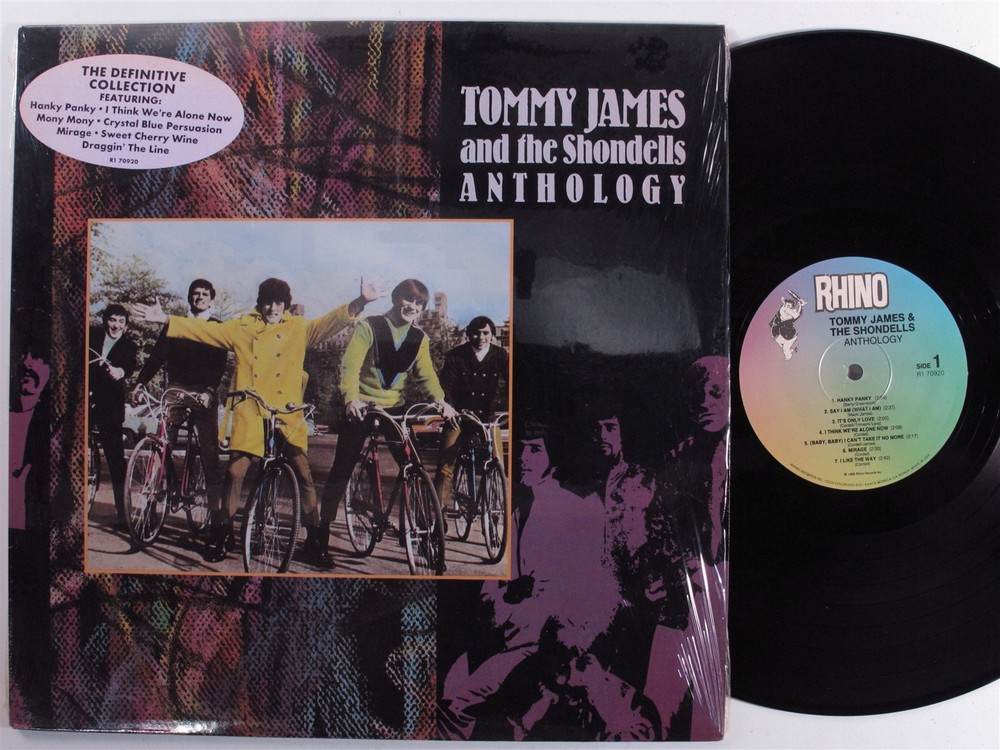 TOMMY JAMES & THE SHONDELLS Anthology RHINO 2XLP NM SHRINK d