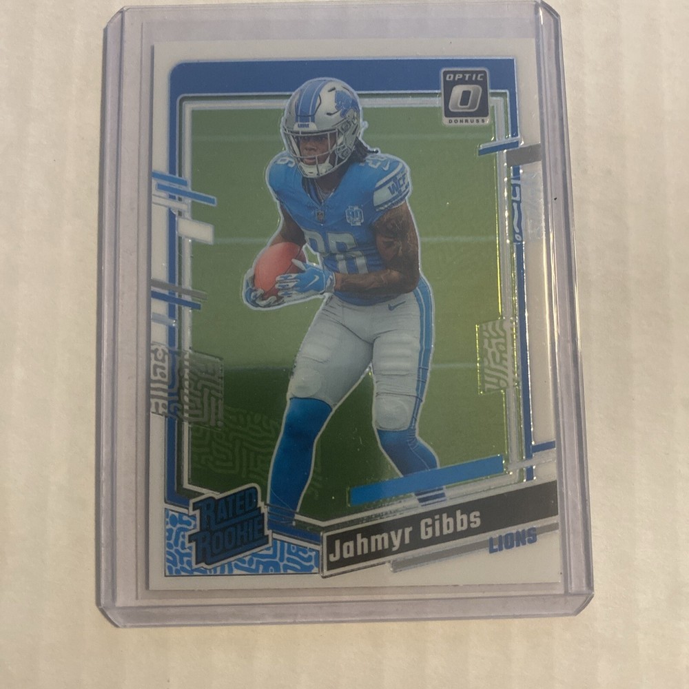 2023 Panini Donruss Optic Jahmyr Gibbs Rated Rookie base #236