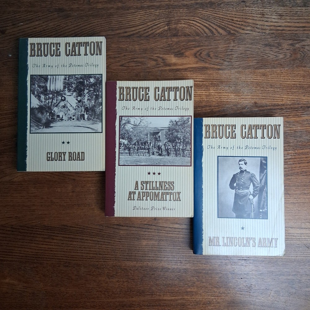 Bruce Catton Army of the Potomac Trilogy 3 Book Set Civil War PB VG