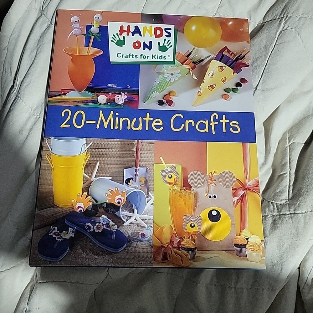 20-Minute Crafts by Hands on Crafts for Kids Staff (2001, Hardcover)
