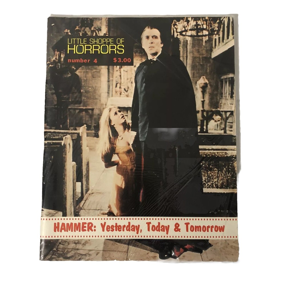 Little Shoppe of Horrors Fanzine Magazine - # 4 - 1978 Vintage Hammer Horror