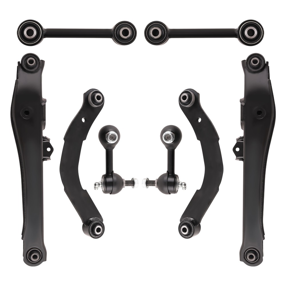 8pc Rear Control Arms & Sway Bar Links Kit for 2007-2012 Dodge Caliber Patriot Compass