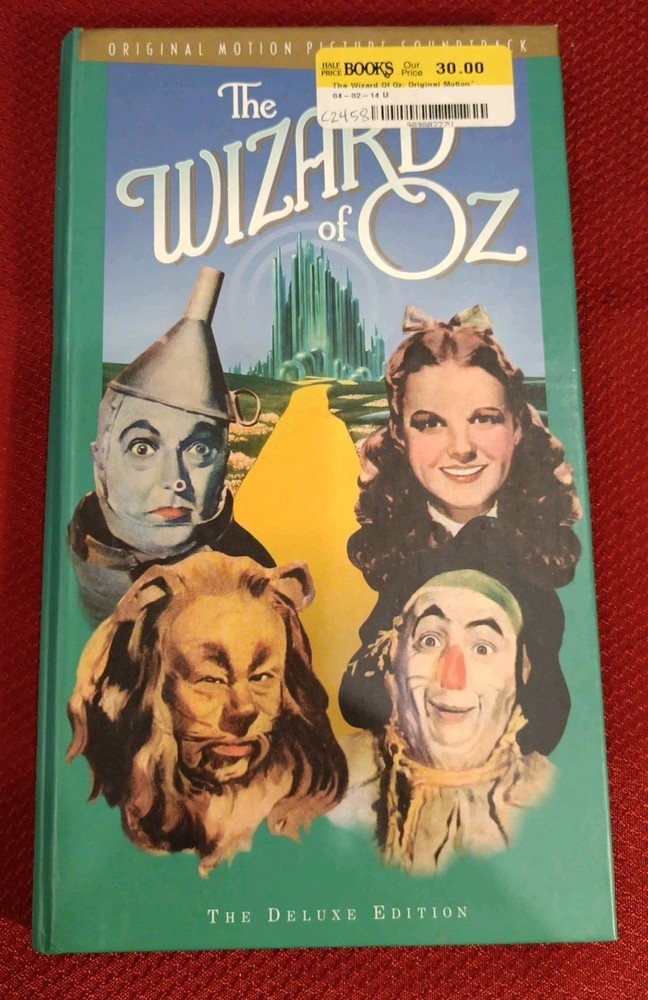 The Wizard Of Oz Original Motion Picture Soundtrack Deluxe Edition 2 CD & Book