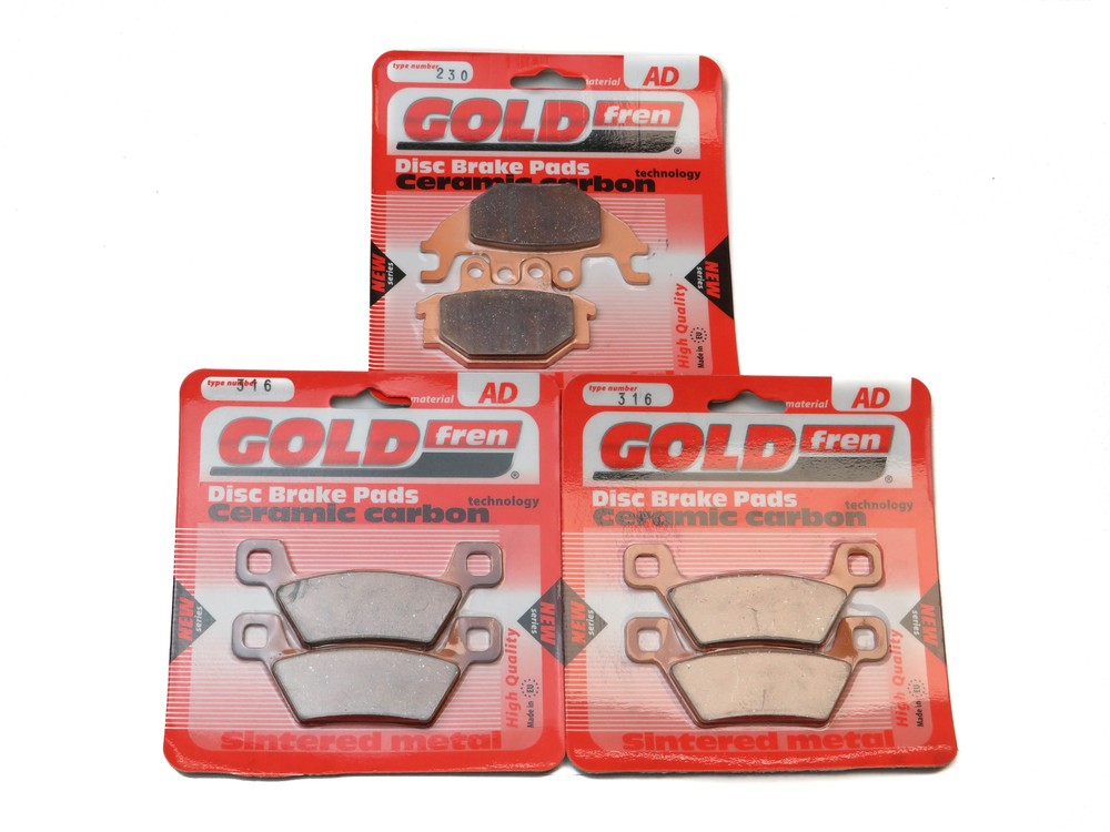 Brake Pads Front & Rear For Kymco UXV 700 i (Turf) 2014-2018