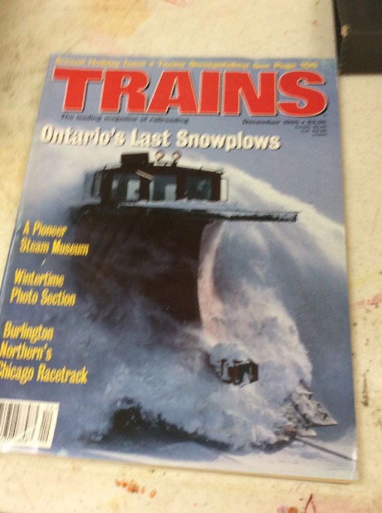 TRAIN MAGAZINE “TRAINS” DECEMBER 1995