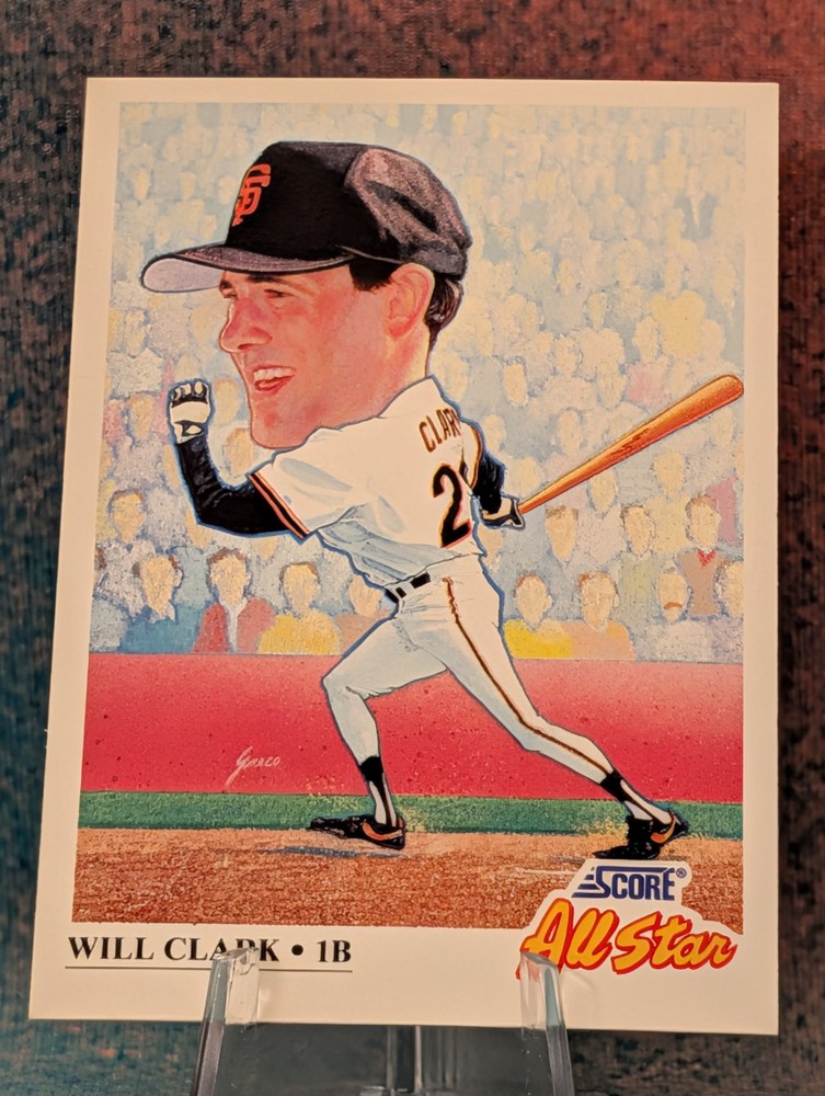 1991 Score #664 Will Clark