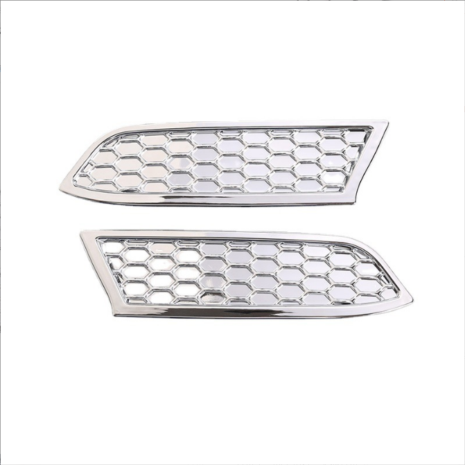 Chrome Headlight Trim Bezels Pair for 2016-2020 Toyota Tacoma
