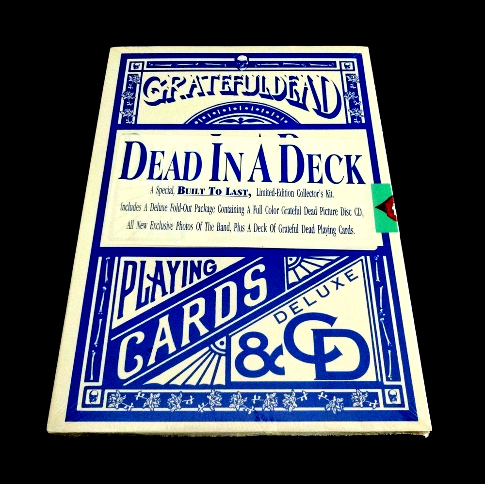 Grateful Dead Dead In A Deck Playing Cards Deluxe CD Built To Last Picture Disc