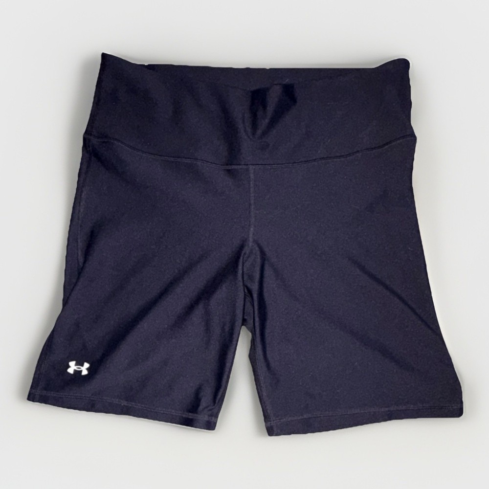Under Armour HeatGear Women's Compression Shorts 8in Black Gym & Training