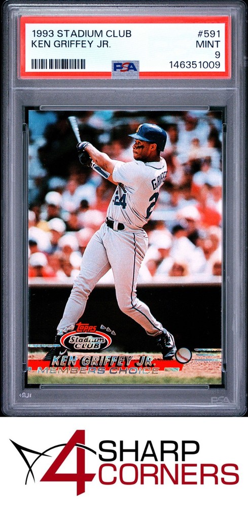 1993 Stadium Club #591 Ken Griffey Jr. Mariners Hof Psa 94SC breaks auction records weekly! Consign today!