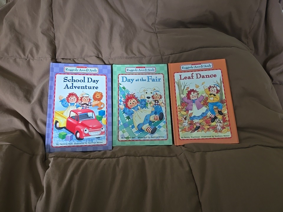 Raggedy Ann and Andy Lot of 3 Children's Books