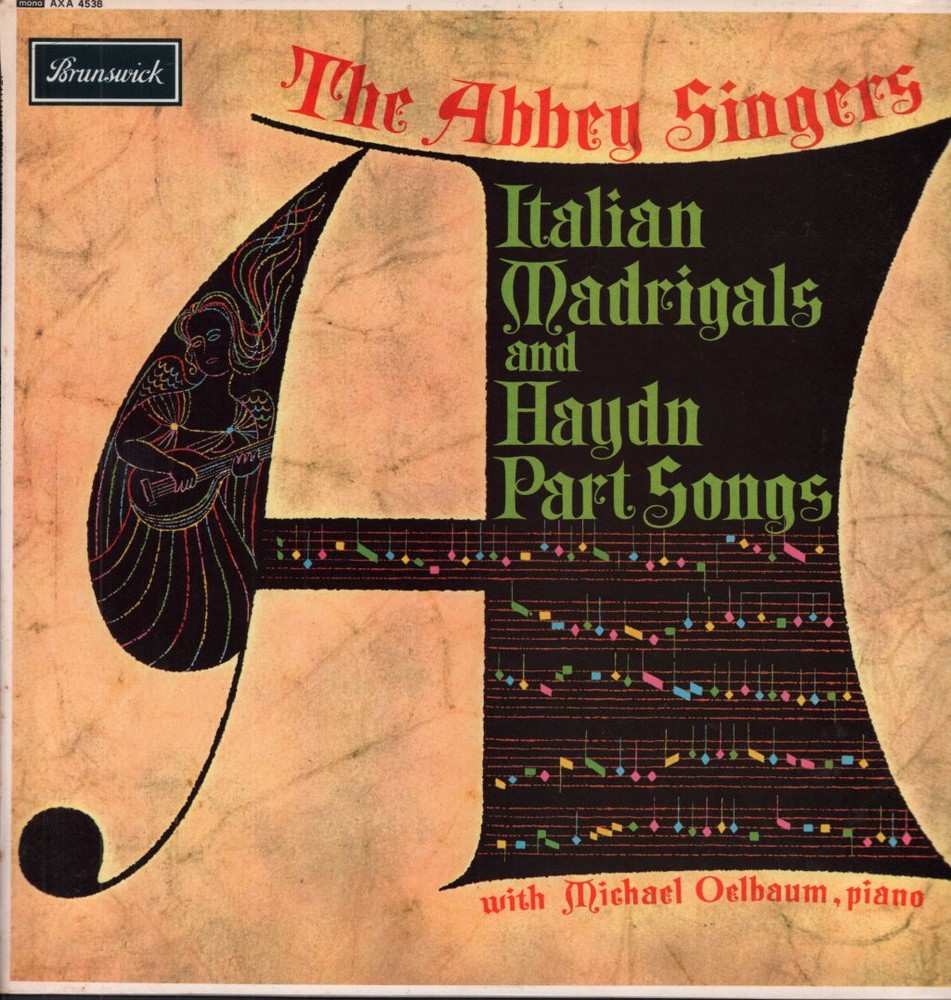AXA4538 Abbey Singers With Michael Oelbaum Italian Madrigals and Haydn Part