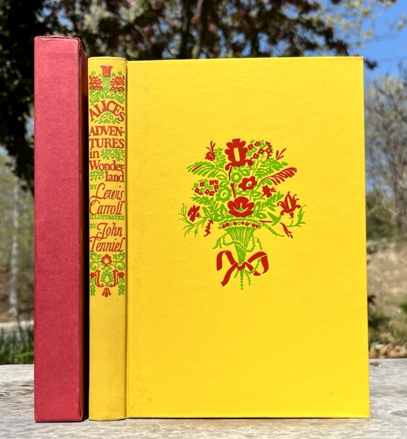 Vintage ALICE'S ADVENTURES ALICE IN WONDERLAND Heritage Press 1969 VG w/Slipcase