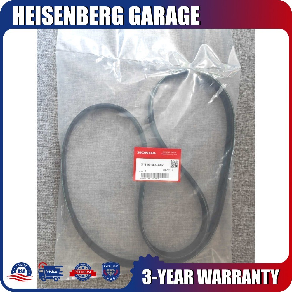 OEM Serpentine Belt Alternator Belt #31110-5LA-A02 for Honda CR-V &Acura ILX