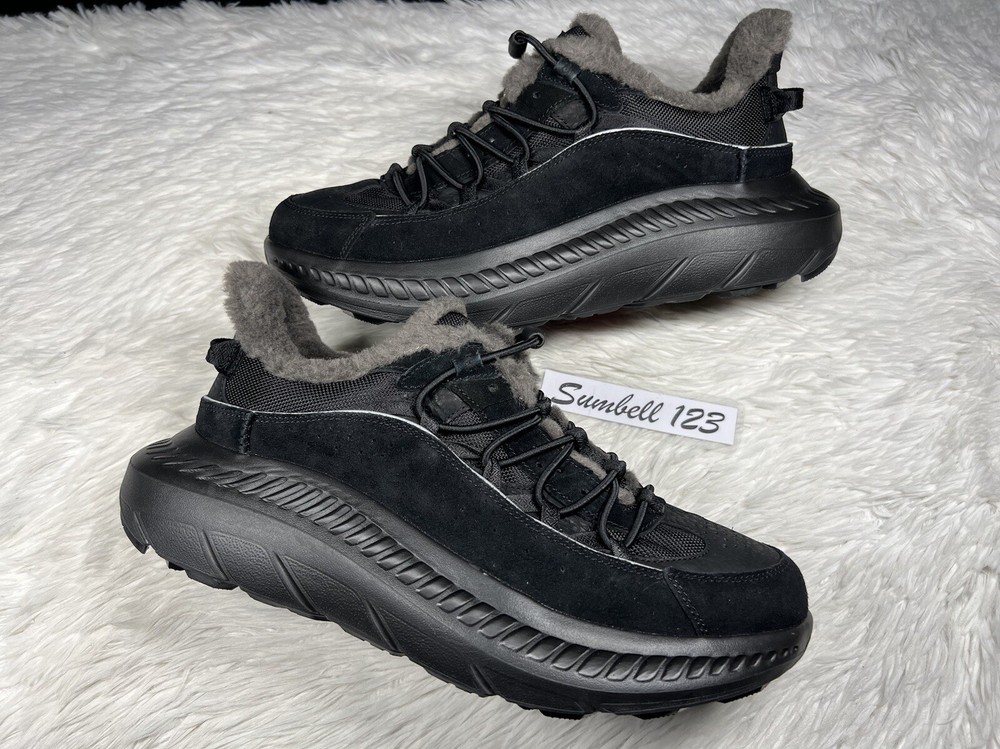UGG CA805 V2 REMIX HERITAGE TRIPLE BLACK TASMAN SNEAKER 1145350 Men sz 11