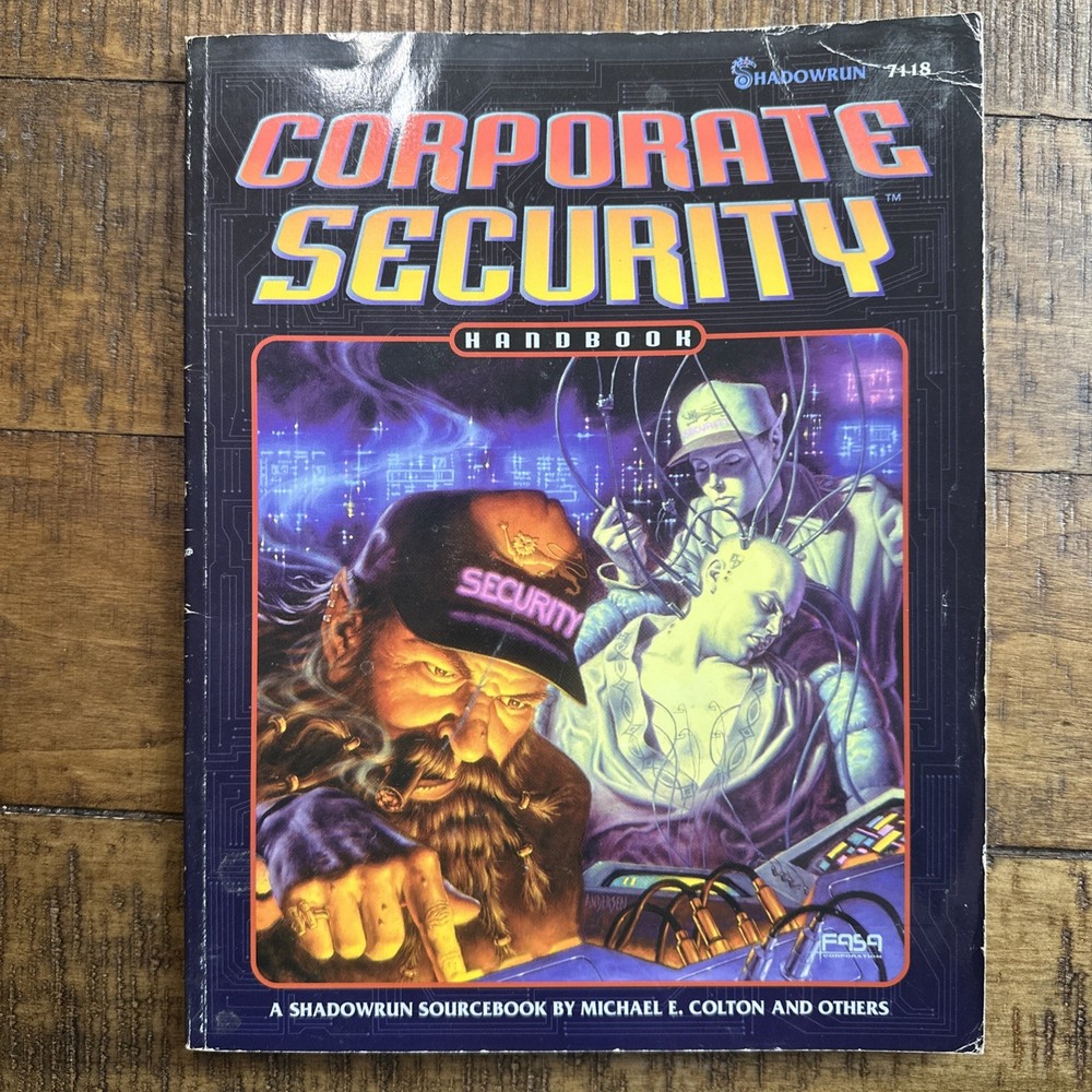 Corporate Security Handbook : A Shadowrun Sourcebook (1995, Trade Paperback)