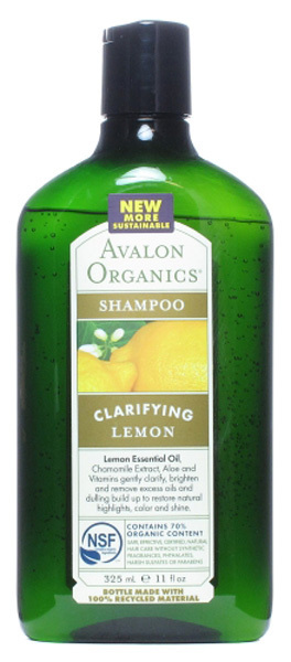 Avalon Organics Clarifying Lemon Shampoo (11 fl oz) Pack of 6