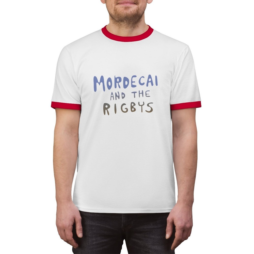 Mordecai and the Rigbys The Regular Show Ringer Tee.