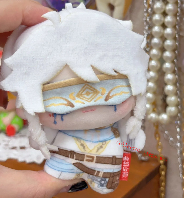 Identity ⅤEli Clark White Seer10cm Cute Plush Doll Pendant Cartoon Toy Keychain