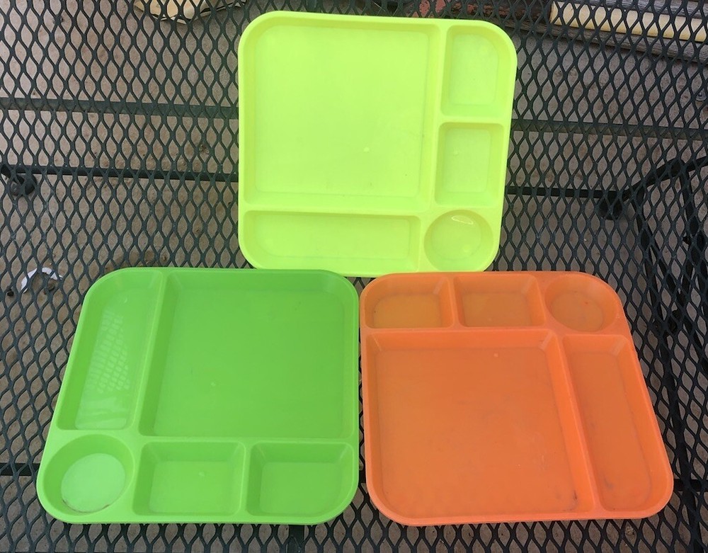 3pc 5-Compartment Divider Trays for Food Separation