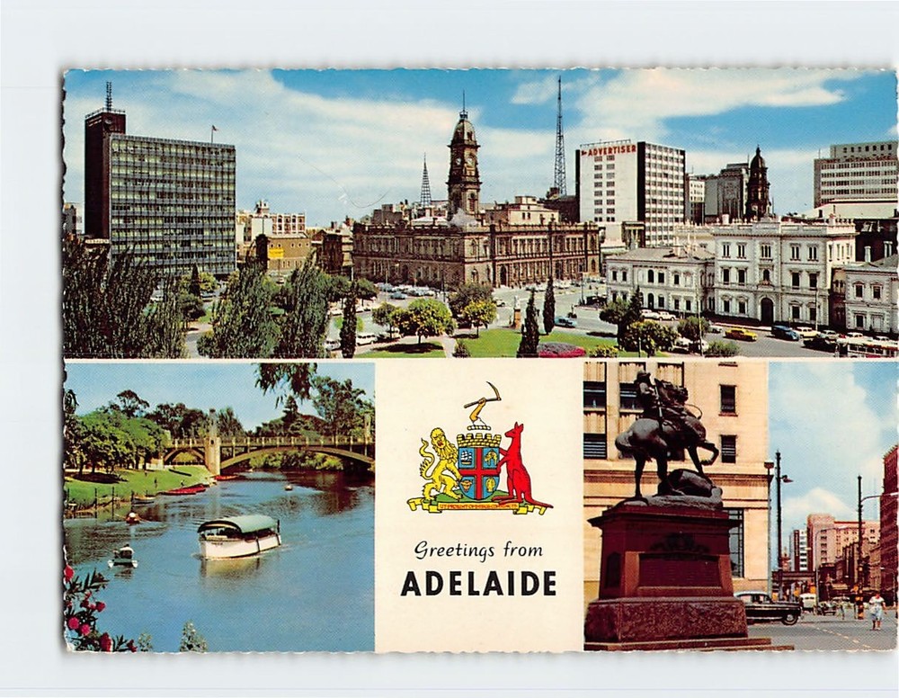 Postcard Scenes and Views in Adelaide Australia