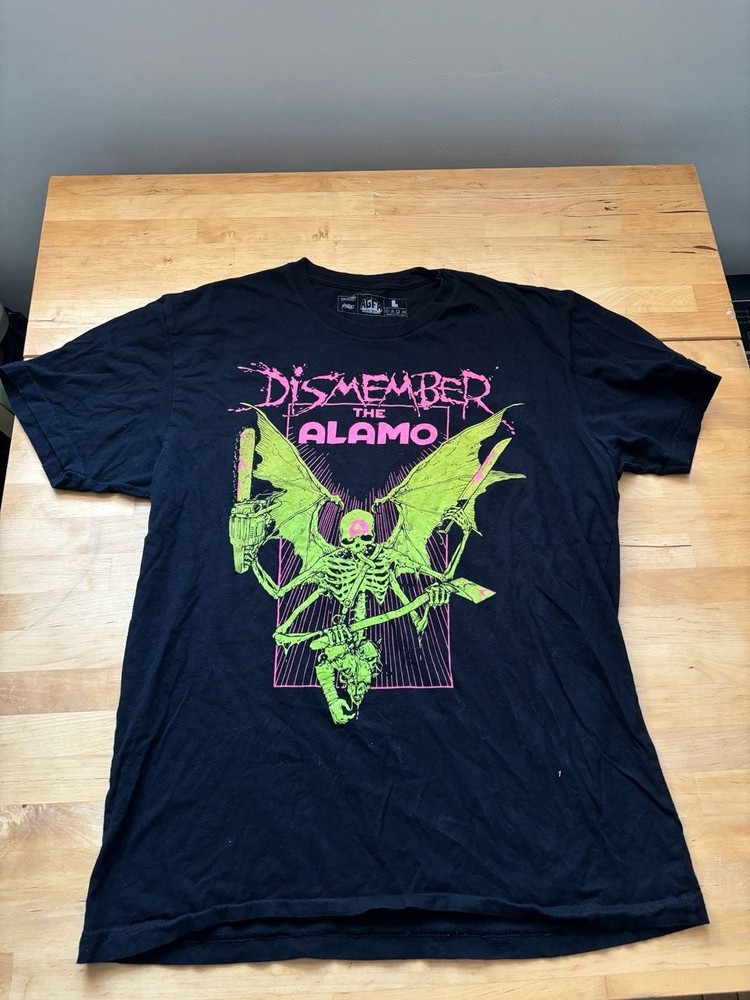 Alamo Drafthouse x Mondo x AGFA Dismember the Alamo Horror Movie Marathon Shirt