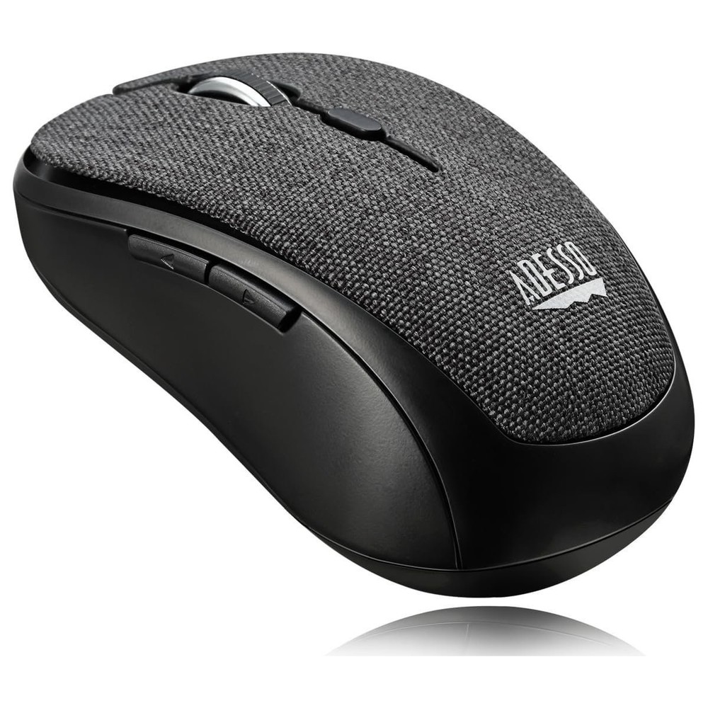Adesso iMouse S80B 2.4GHz Fabric Wireless Mini Mouse - Compact & Stylish Design