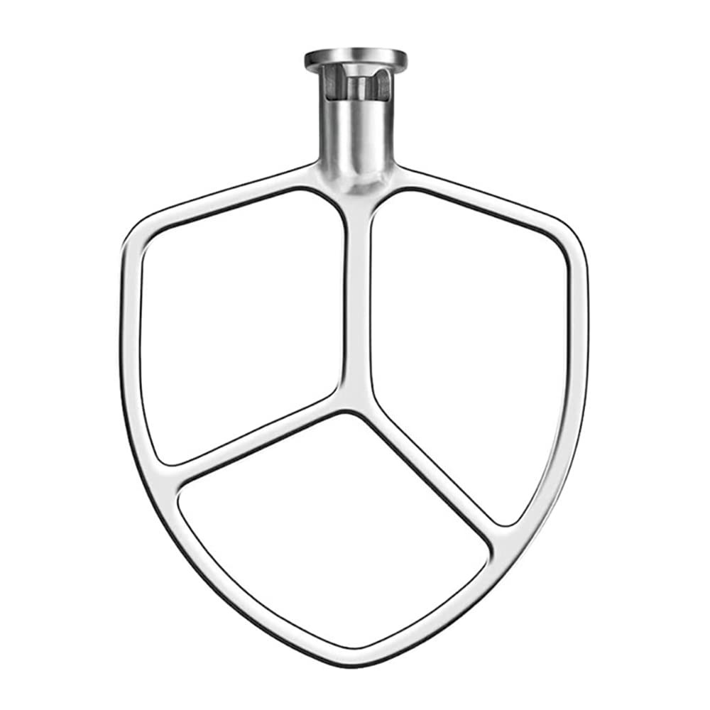 Stainless Steel Flat Beater for KitchenAid 5qt-6qt Bowl-Lift Stand Mixer, Fit...
