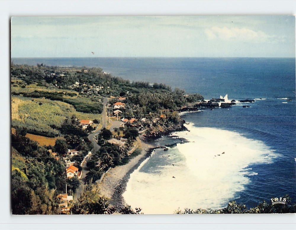 Postcard Aerial View Manapany Réunion France