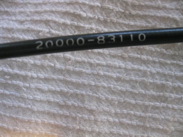 SHINDAIWA THROTTLE CABLE, NEW OLD STOCK,fits C25, brush cutter part #20000-83110