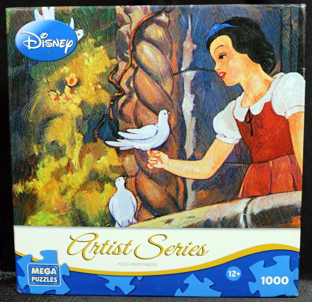 Mega Puzzles Artist Series Disney Snow White On The Balcony 1000 pc