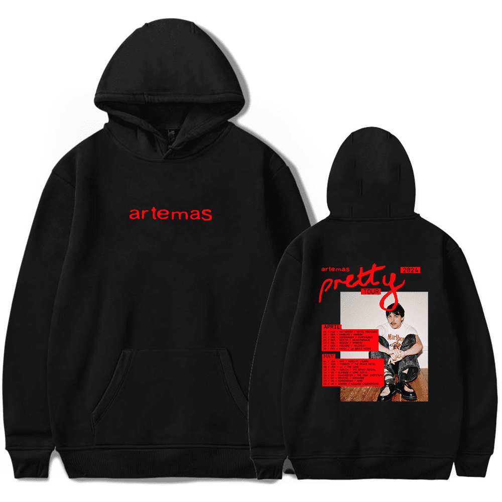 ARTEMAS 2024 UK Tour Double-Sided Hoodie, US Size Shirt, The Pretty Design