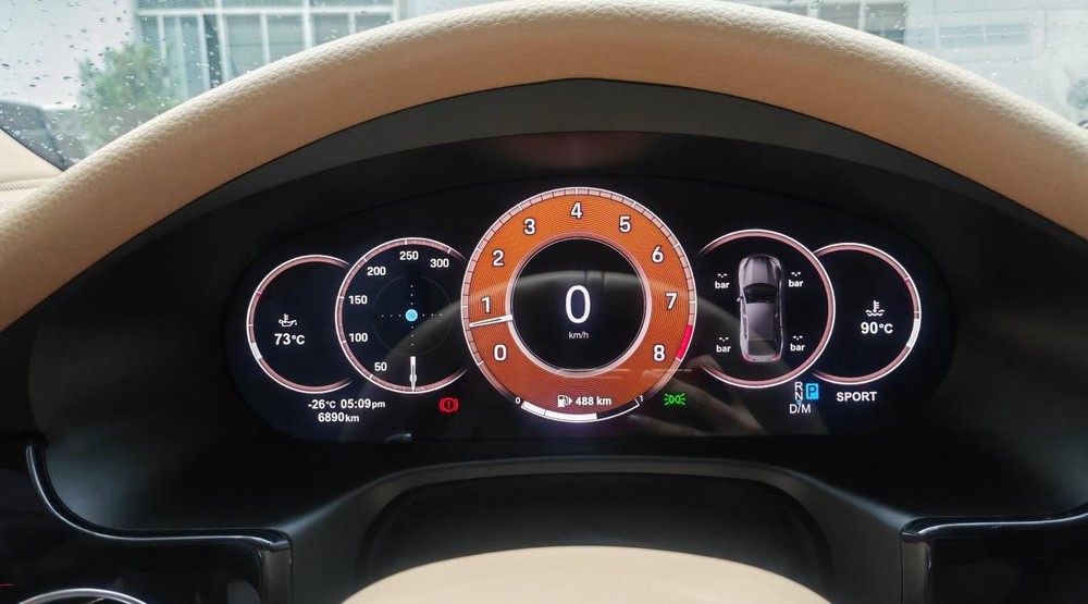 12.3'' Digital Cluster Speed meter Panel Upgrage For Porsche Panamera 2010-2016