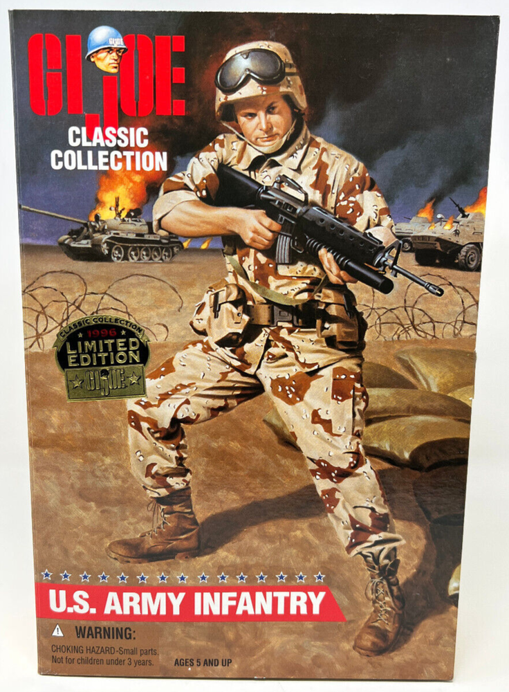 GI Joe 1996 US Army Infantry African American Classic Collection 1:6 New Sealed