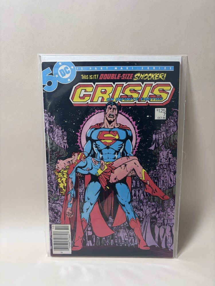 Crisis on Infinite Earths #7 Newsstand Variant (DC Comics October 1985)