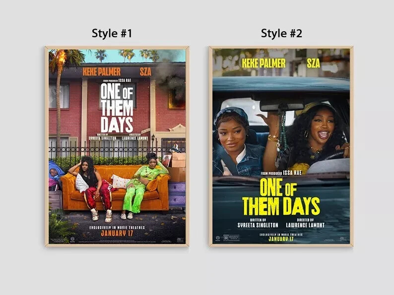 2025 One of Them Days Movie Poster - New Wall Art Decor