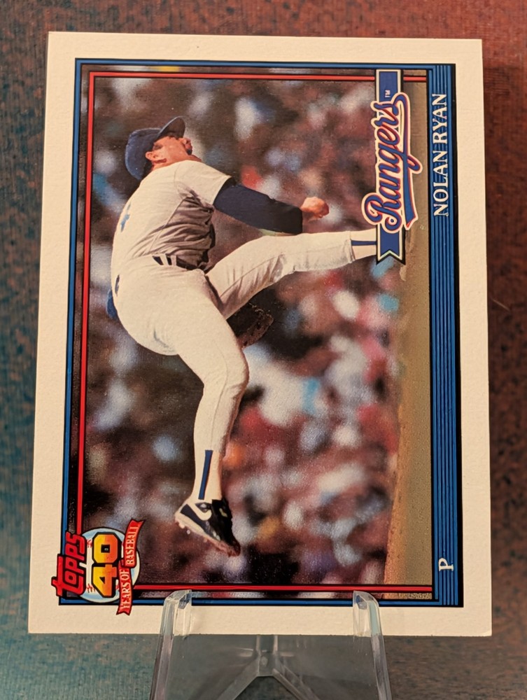 1991 Topps #1 Nolan Ryan