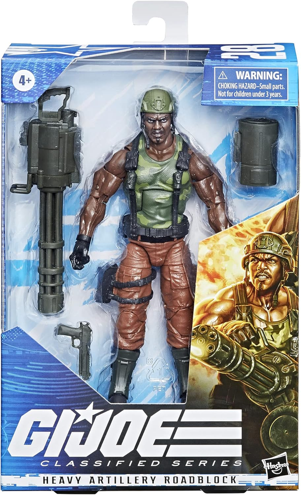 G.I. Joe Classified Series Heavy Artilery Roadblock Action Figure 28 Collectible