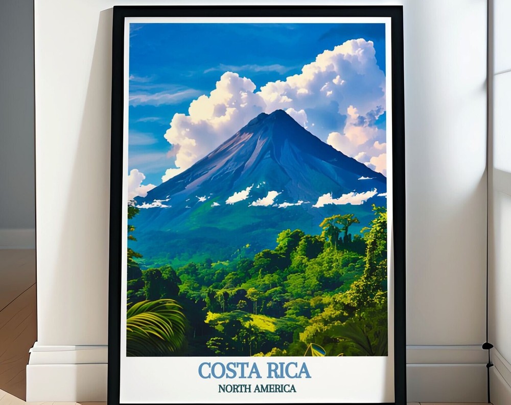 Costa Rica Art Collection Manuel Antonio Travel Poster Explore Costa Rican