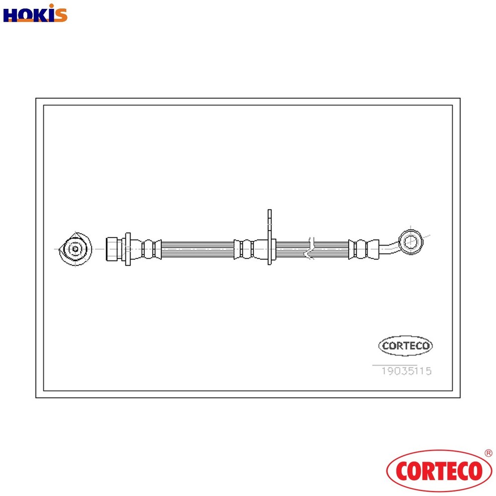 BRAKE HOSE 19035115 FOR HONDA CR-V/II/SUV/Mk K20A4 2.0L 4cyl CR-V II SUV