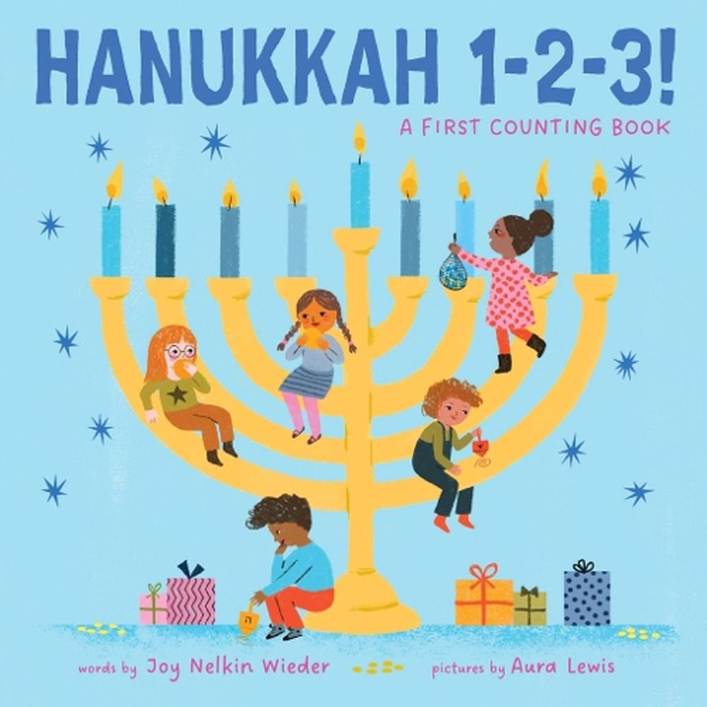 Hanukkah 1-2-3!: A First Counting Book (A Jewish Holiday Concept Book): Board Bo