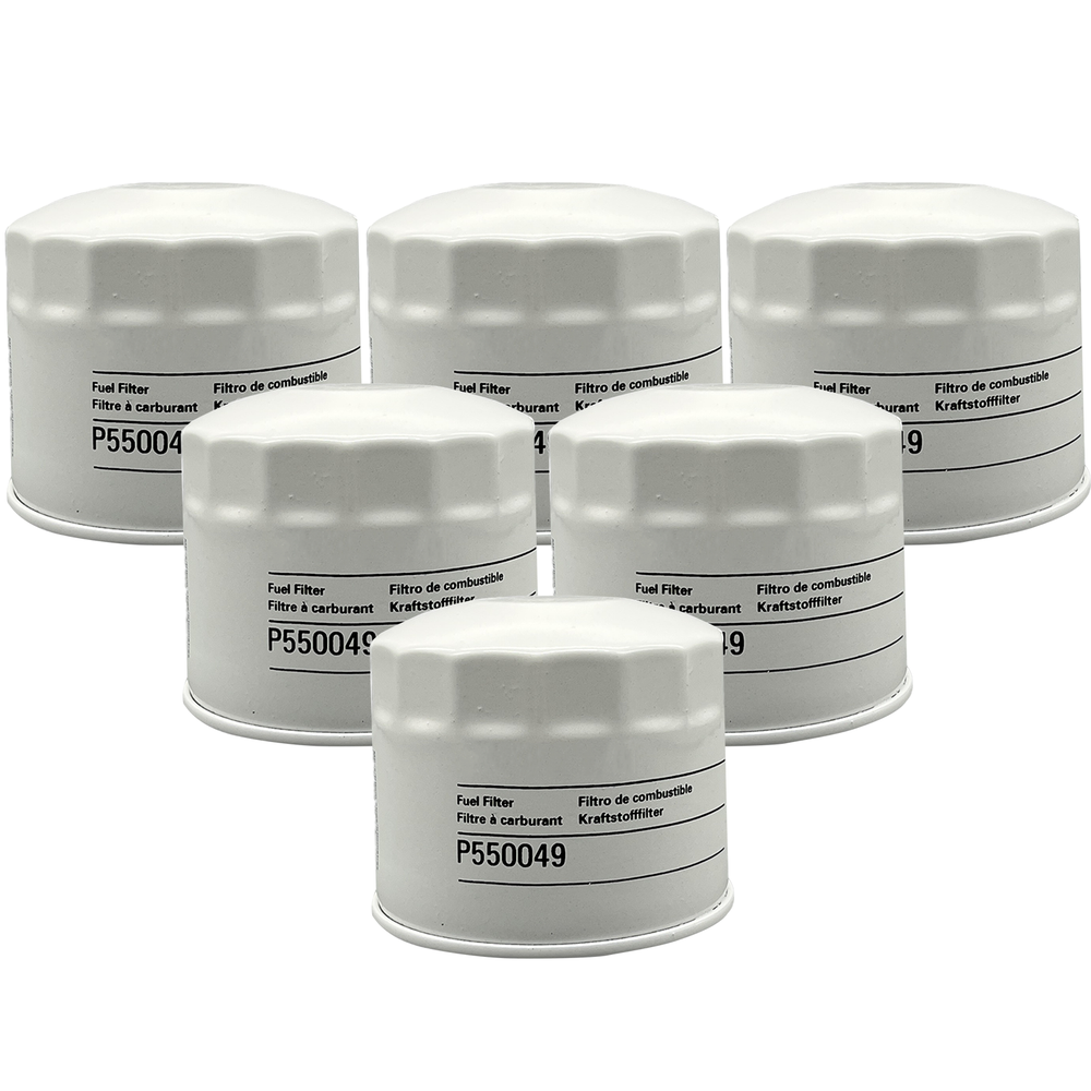6 Pcs Fuel Filter P550049 For Mitsubishi ME229272 ME229355 ME016872 ME016823