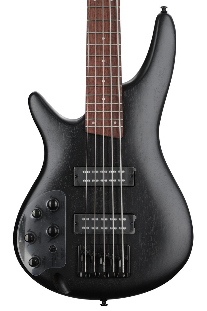 Ibanez Standard SR305EBL Left-handed Bass Guitar - Weathered Black