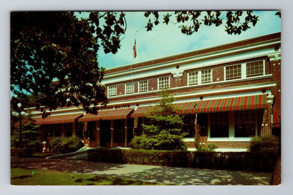 Hot Springs AR-Arkansas, National Park, Superior Bath House, Vintage Postcard