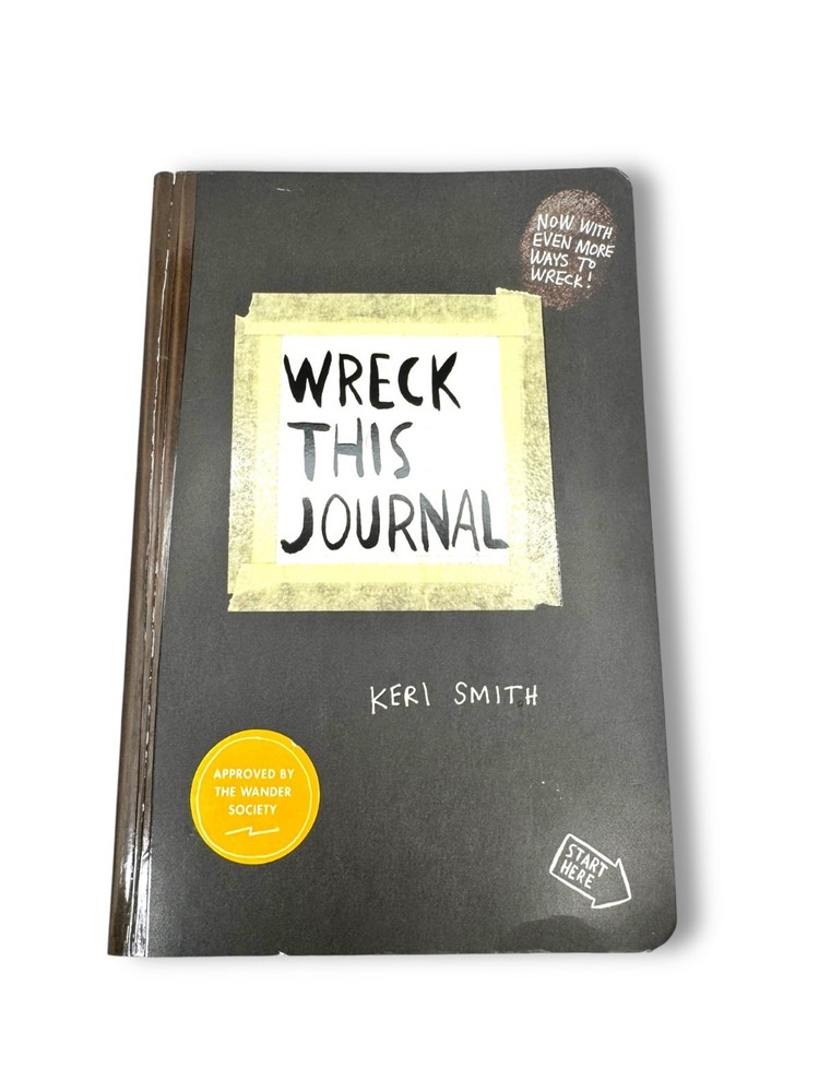 Wreck This Journal By Keri Smith Paperback Creative Activity Book Diary